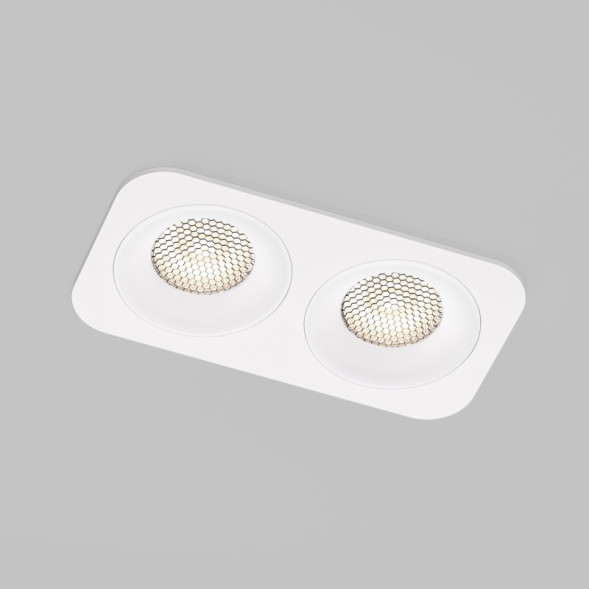 Точечный встраиваемый светильник Elektrostandard Tetro 15277/LED 20W 4000K белый