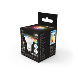 Светодиодная лампа Gauss 101106406 6W 220V 440lm GU10 RGB+белый