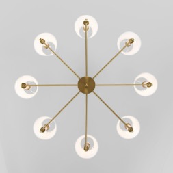 Люстра на штанге Eurosvet Conso 60145/8 латунь