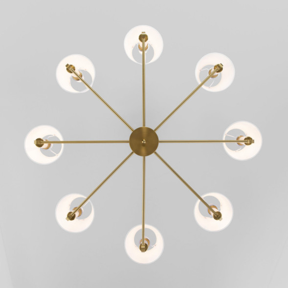 Люстра на штанге Eurosvet Conso 60145/8 латунь