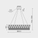 Подвесная люстра MODELUX ML.7039 ML.7039.800 GD