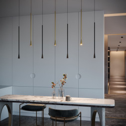 Подвесной светильник Elektrostandard 50312 LED 7W 4000K латунь Vist