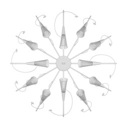 Потолочная люстра Lightstar AEREO 711120