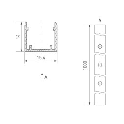 Профиль для гибкого неона Arlight ARL-MOONLIGHT 025553