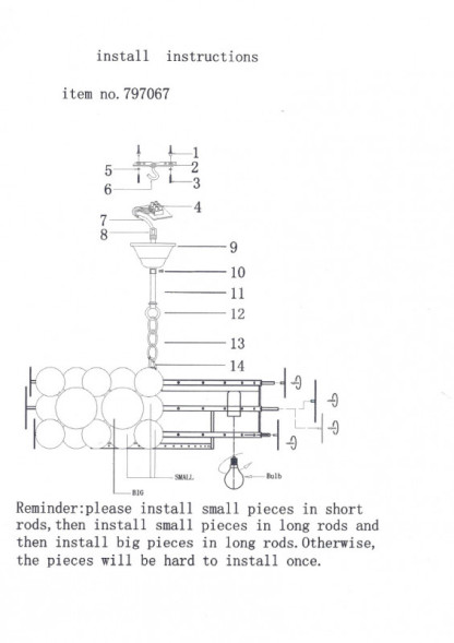 Подвесная люстра Lightstar Circo 797067