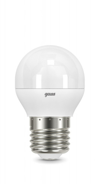 Светодиодная лампа Gauss Шарик 105102210 9.5W 220V 950lm E27 белый (дневной)