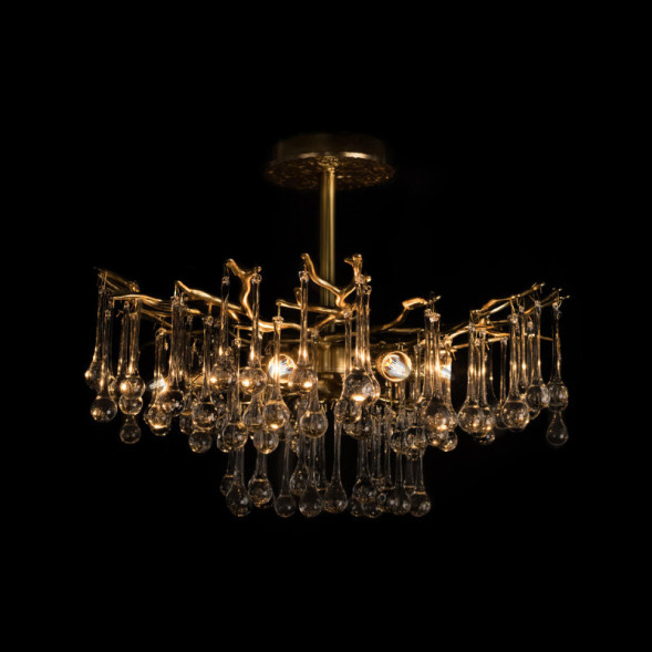 Люстра на штанге LOFT IT 10351/460C AB CORAL