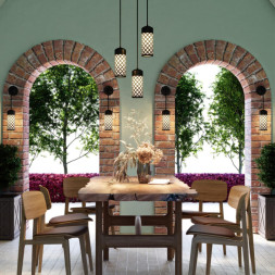 Подвесной уличный светильник Odeon Light DUNES 4834/1