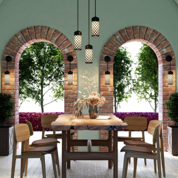 Подвесной уличный светильник Odeon Light DUNES 4834/1