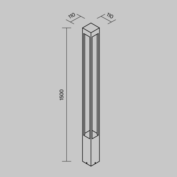 Садово-парковый светильник Maytoni Elbe O424FL-L20GF