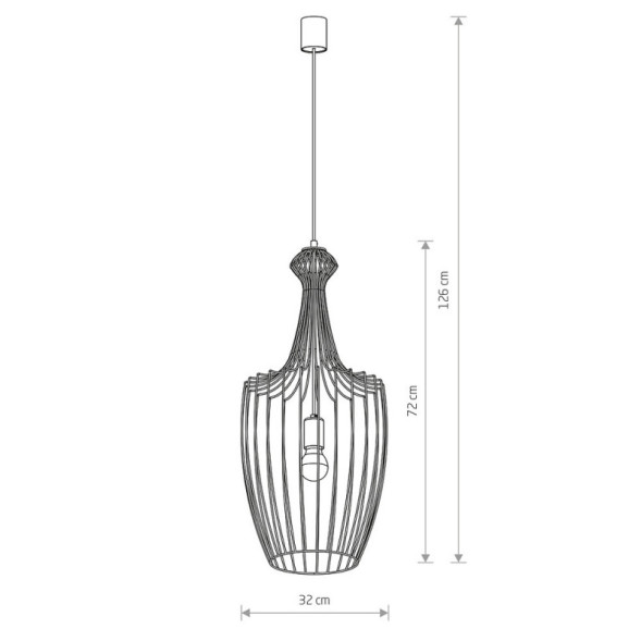 Подвесной светильник Nowodvorski LUKSOR 8850