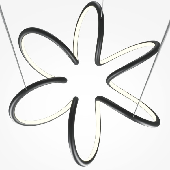 Подвесная люстра Maytoni CURVE MOD241PL-L60BK