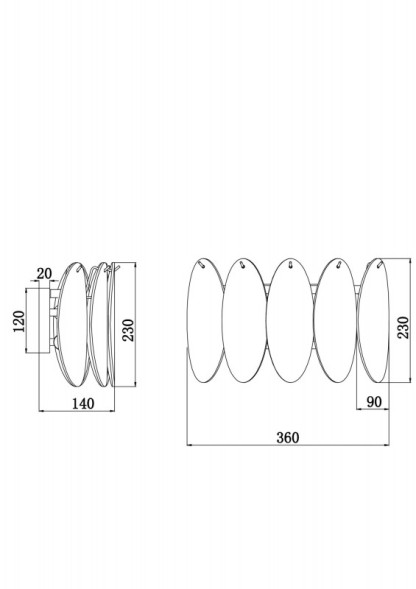 Бра Freya Demure FR5189WL-02CH