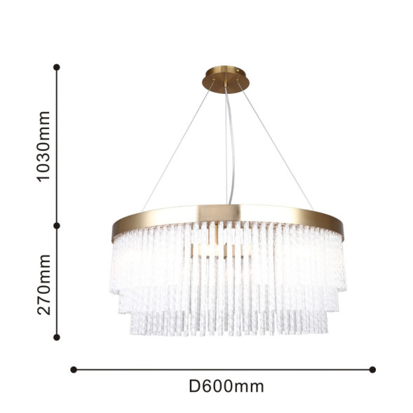 Подвесная люстра Favourite Bellinda 4189-8P