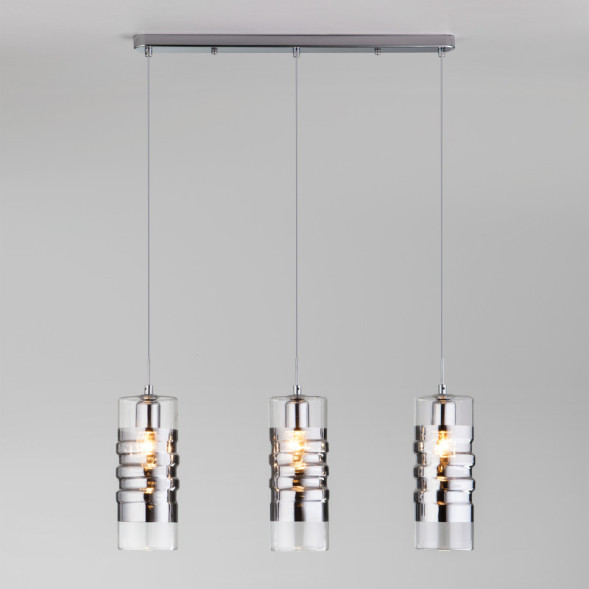 Подвесной светильник Eurosvet BLOCK 50185/3 хром