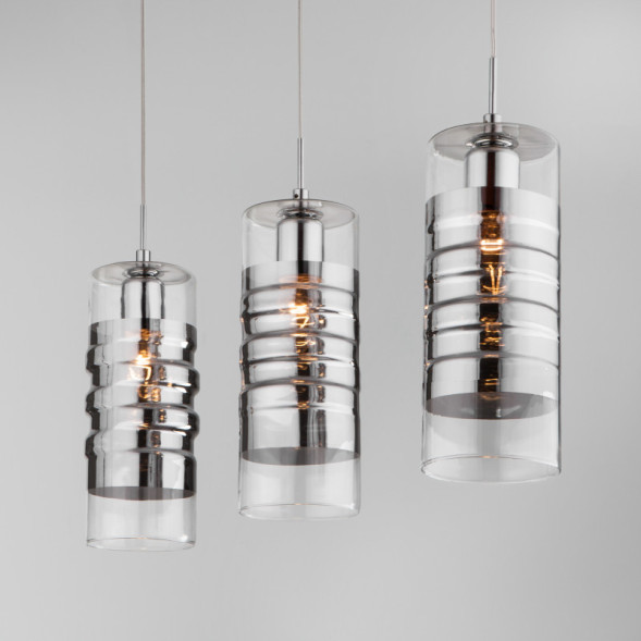 Подвесной светильник Eurosvet BLOCK 50185/3 хром