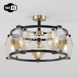 Люстра на штанге Eurosvet Aragon 60126/5 черный Smart (60116/5)