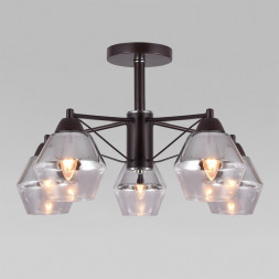 Люстра на штанге Eurosvet Takara 70135/5 кофе