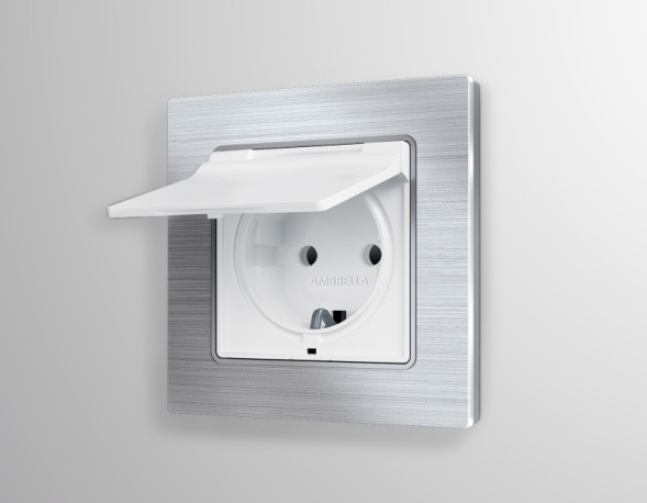 Розетка Ambrella Volt MA128010 ALFA QUANT