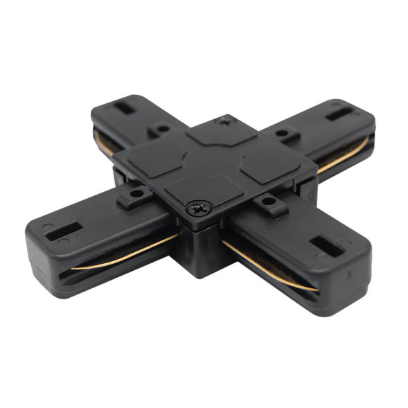 Коннектор для шинопровода Lightstar Track 1 black 502147-P