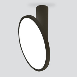 Накладной точечный светильник Elektrostandard DLS029 12W 4200K черный матовый