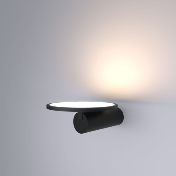 Накладной точечный светильник Elektrostandard DLS029 12W 4200K черный матовый