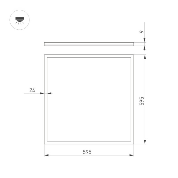 Светодиодная панель Arlight DL 021944