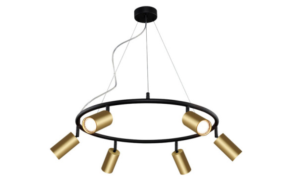Подвесная люстра Crystal Lux CLT 015 CLT 015C6 D600 BL-GO