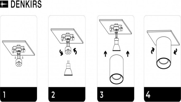 Накладной точечный светильник Denkirs Soro DK3040-WH