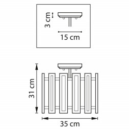 Люстра на штанге Lightstar Agave 712042
