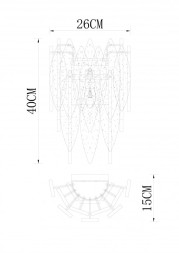 Бра Divinare Amelie 6003/01 AP-1