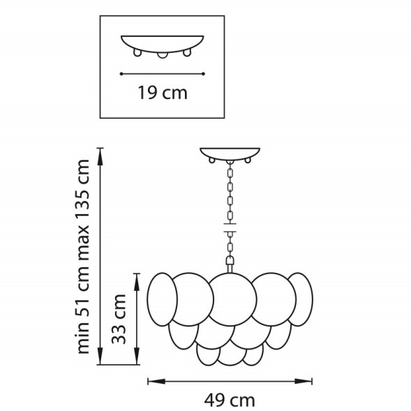Каскадная люстра Lightstar Circo 797094