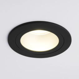 Встраиваемый точечный светильник Elektrostandard 122 MR16 серебро/черный