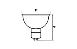 Светодиодная лампа Lightstar LED 940284 7W 220V 350lm GU10 белый (дневной)