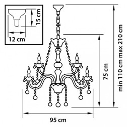 Подвесная люстра Lightstar VIDARE 738152