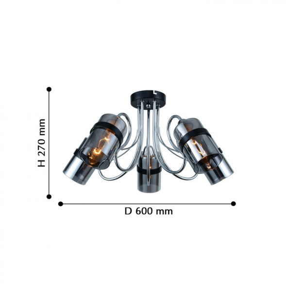 Люстра на штанге F-Promo Affable 2351-5U