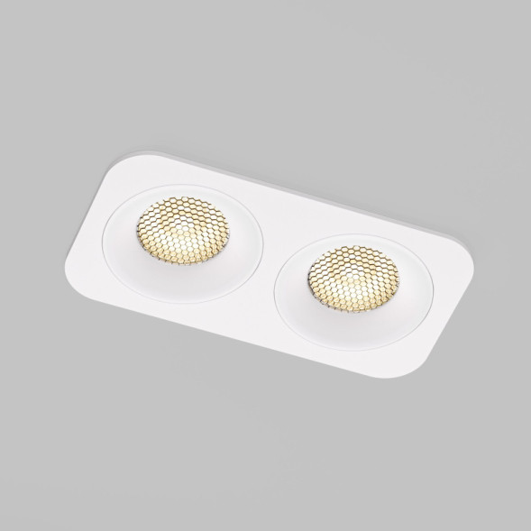 Точечный встраиваемый светильник Elektrostandard Tetro 15277/LED 20W 3000K белый