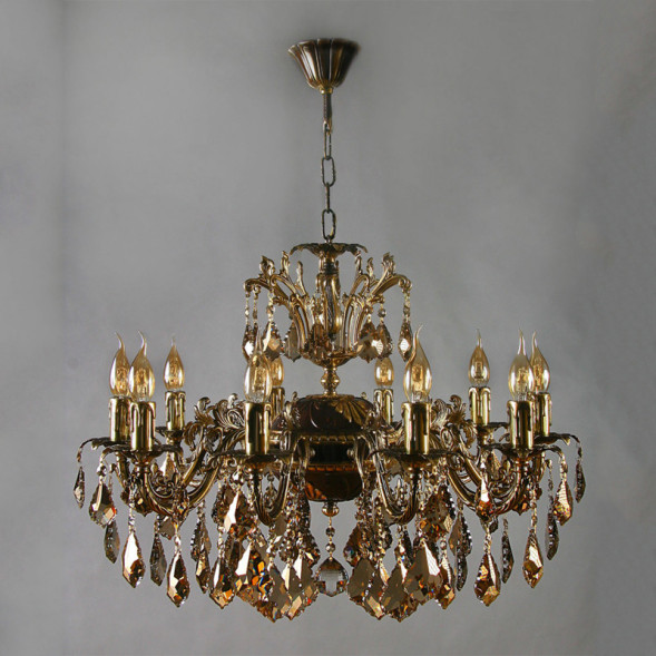 Подвесная люстра AMBIENTE by BRIZZI GRANADA 2118/10 PB Honey Leaf