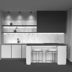 Накладной точечный светильник Maytoni Technical Alfa LED C064CL-01-15W3K-D-RD-B