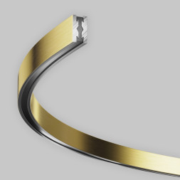 Накладной магнитный шинопровод Maytoni Technical Magnetic trаck system Flarity латунь TRX154-SR-D800-BS