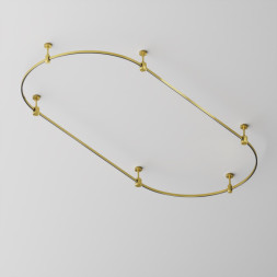 Накладной магнитный шинопровод Maytoni Technical Magnetic trаck system Flarity латунь TRX154-SR-D800-BS