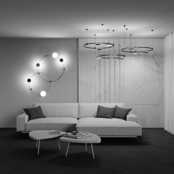 Магнитный трековый светильник Maytoni Technical PLATO TR152-1-7W3K-B