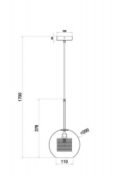 Подвесной светильник Freya BOGOTA FR8018PL-01N
