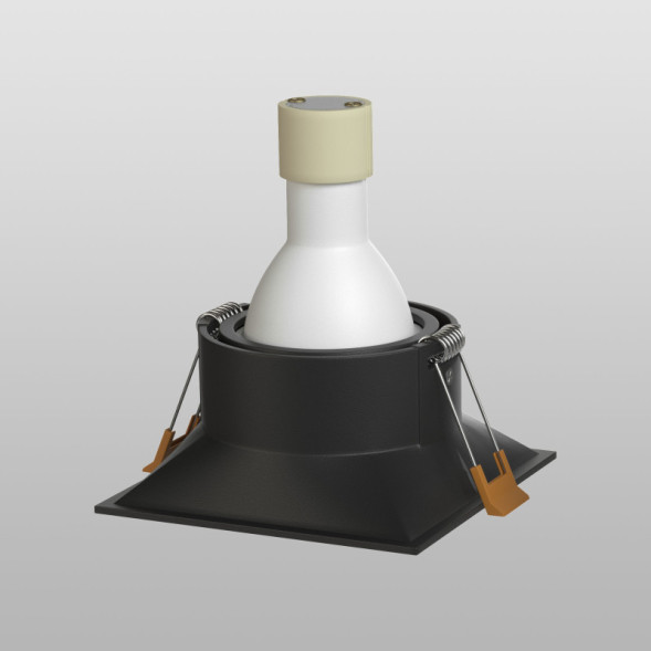 Встраиваемый точечный светильник Elektrostandard 25017/01 GU10 черный