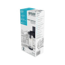 Уличный настенный светильник Gauss Clio GD018