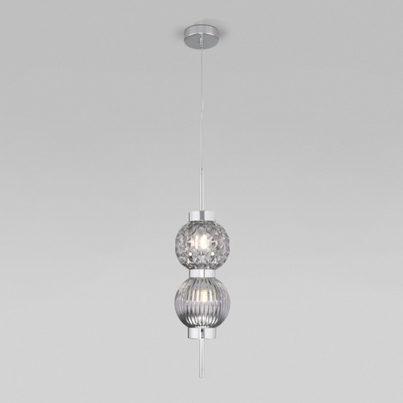 Подвесной светильник Eurosvet Plaza 50186/2 хром