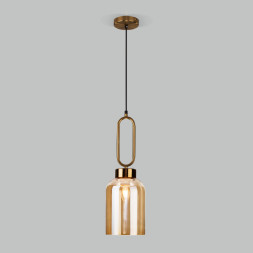 Подвесной светильник Eurosvet Flou 50229/1 янтарный