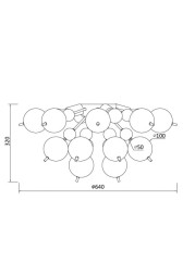 Потолочная люстра Maytoni BOLLA MOD133CL-04CH