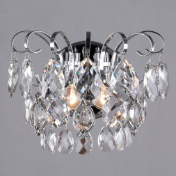 Бра Eurosvet CRYSTAL 10081/2 хром/прозрачный хрусталь Strotskis