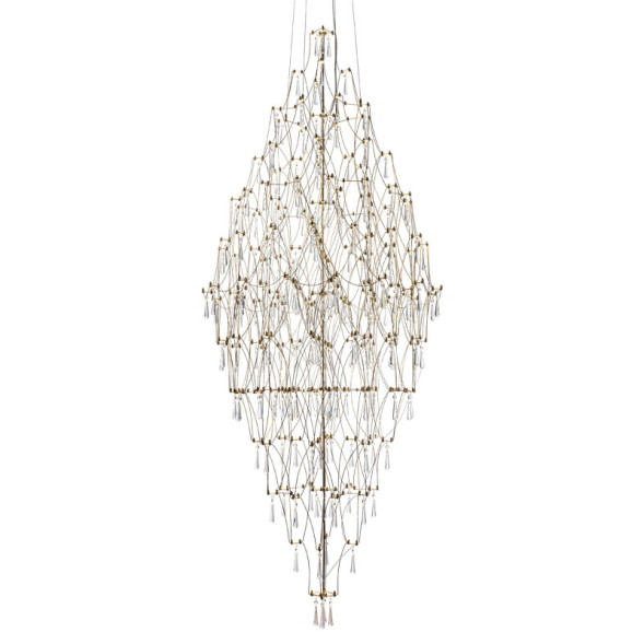 Каскадная люстра MODELUX ML.7826 ML.7826.800P GD